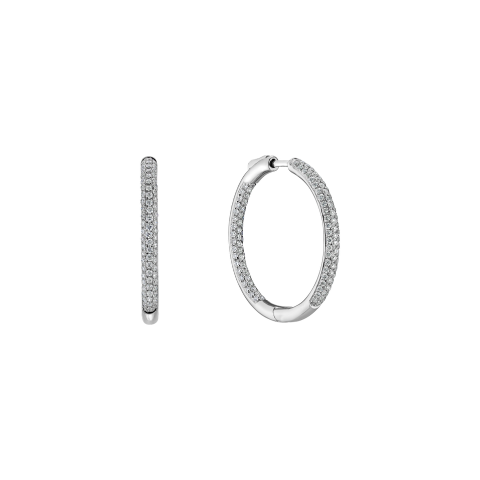 Náušnice s diamanty Simply Graceful