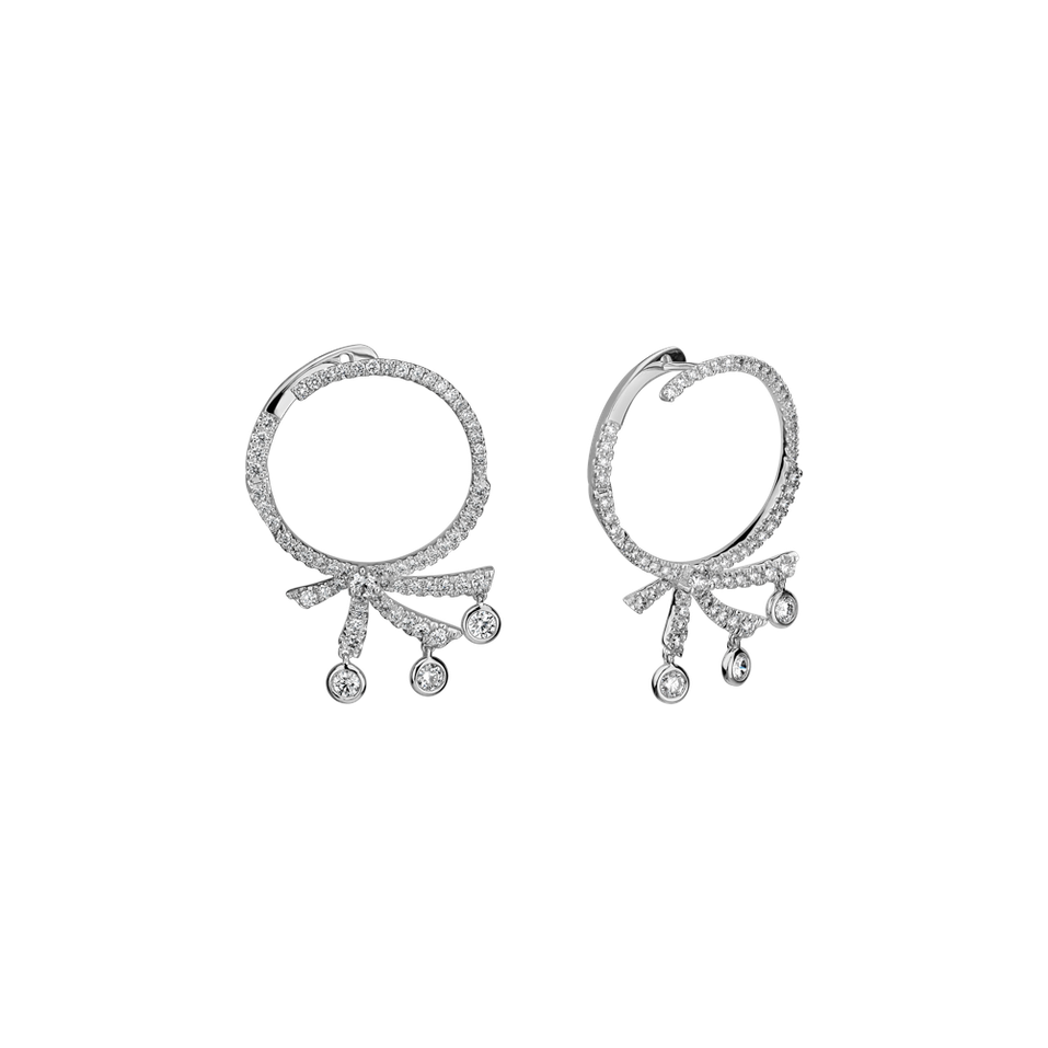 Náušnice s diamanty Frozen Brilliance
