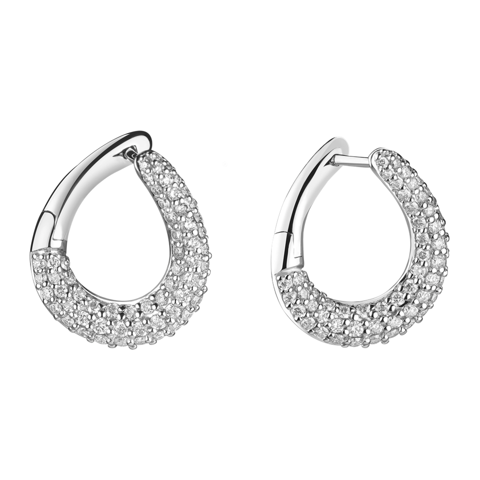 Náušnice s diamanty Charming Sun