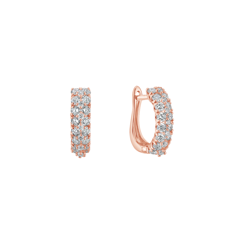 Náušnice s diamanty Lukius