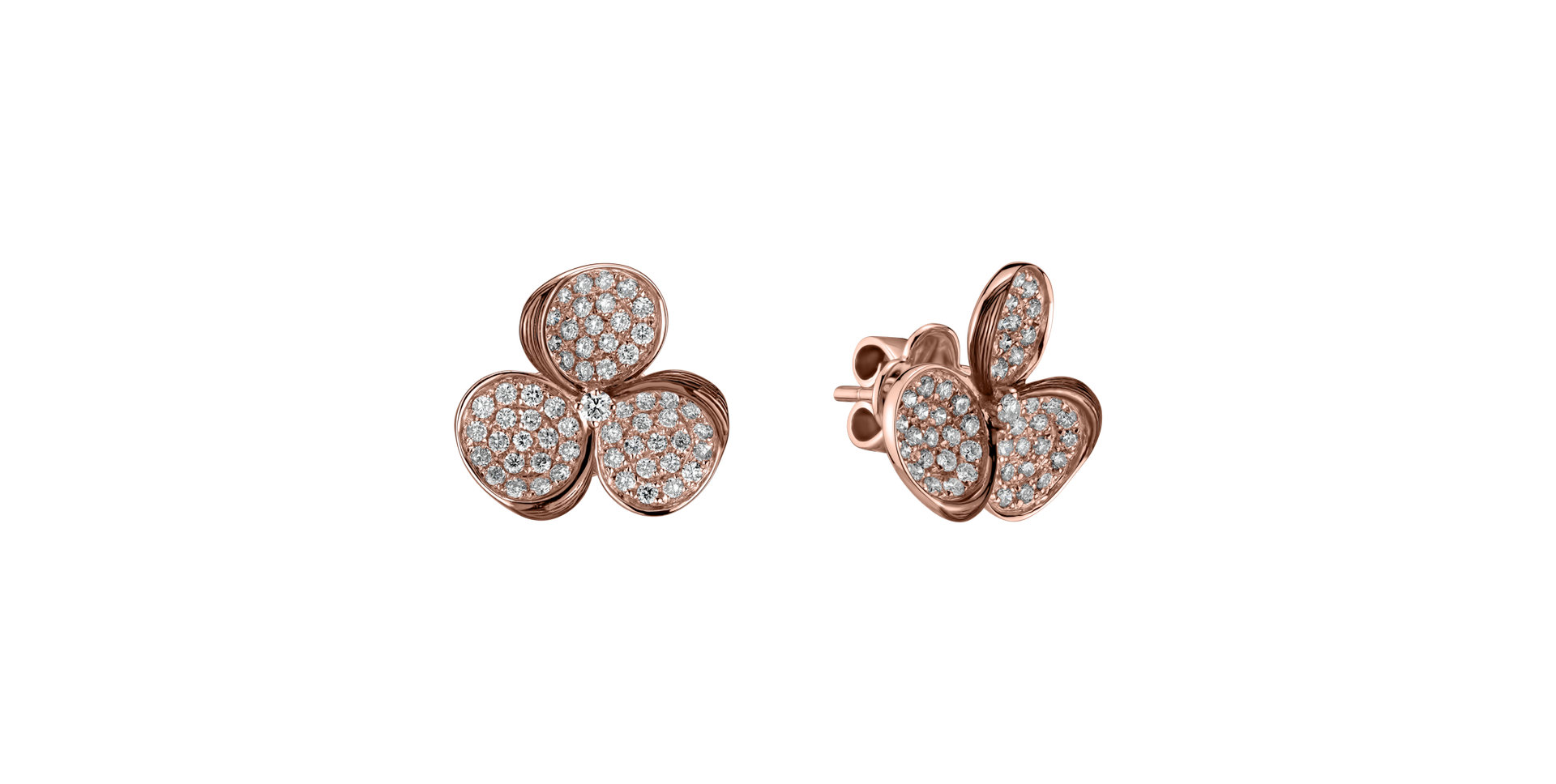 Náušnice s diamanty Alex