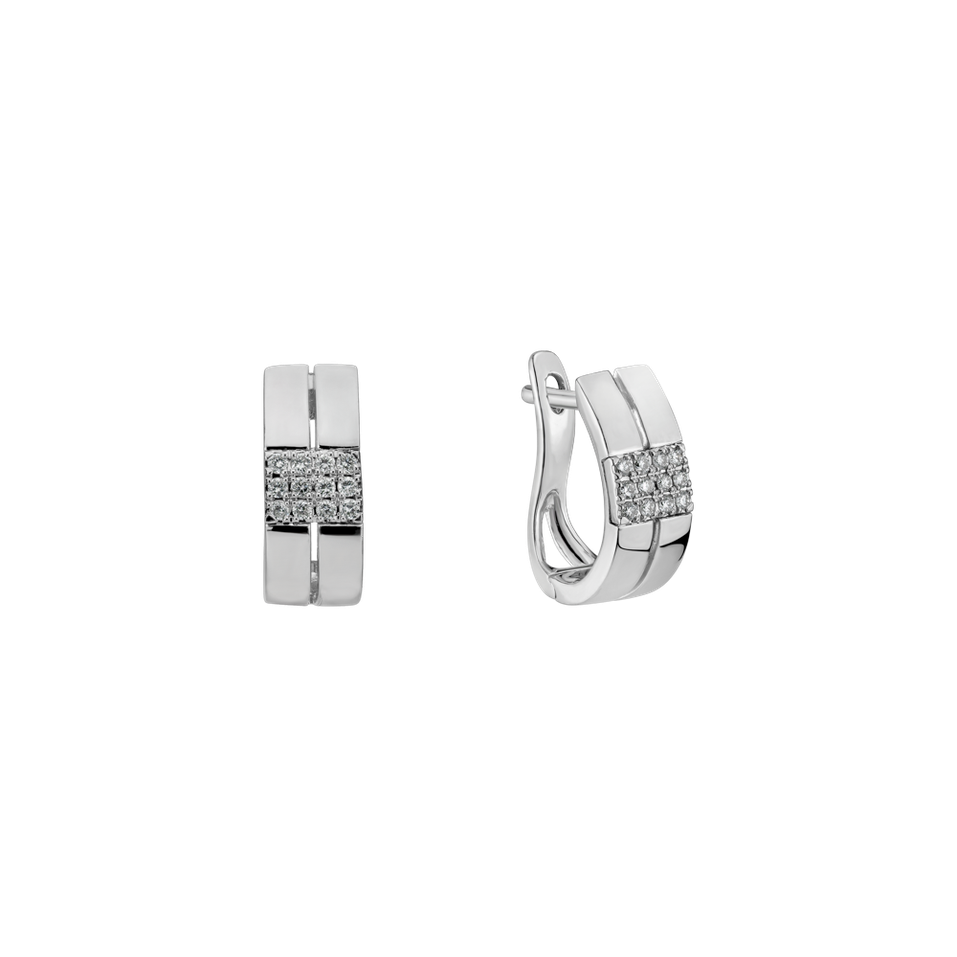 Náušnice s diamanty Gauntlet