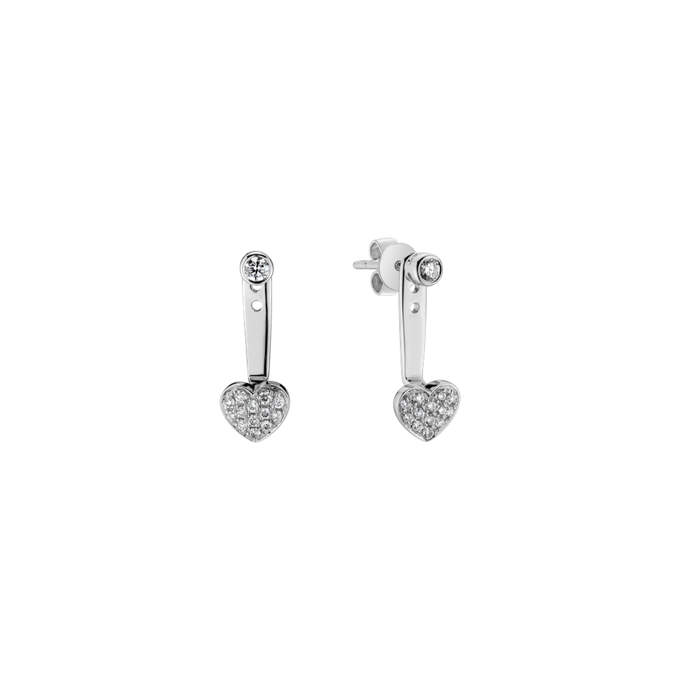 Náušnice s diamanty Troubled Love