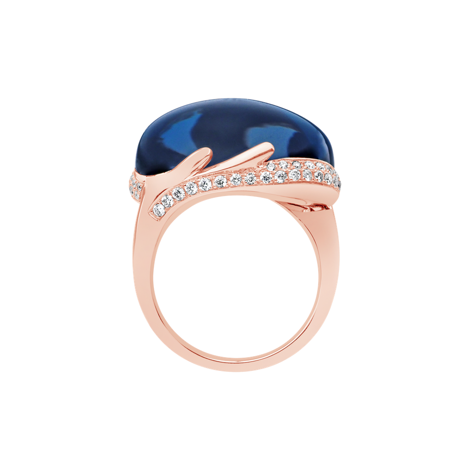 Prsten s topazem a diamanty Gem Miracle