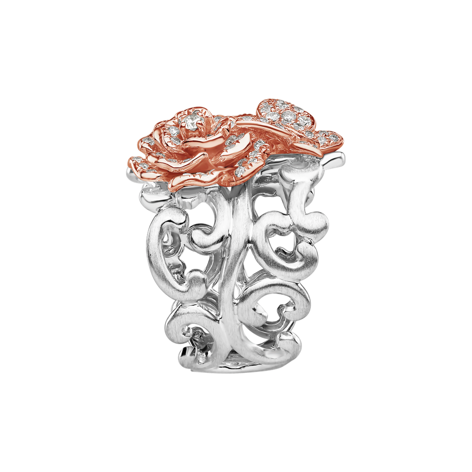 Prsten s diamanty Colossal Flower