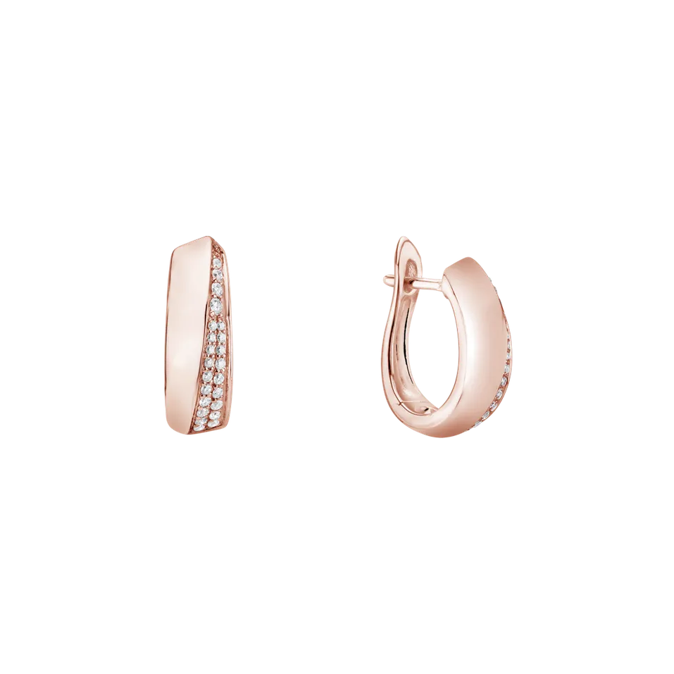 Náušnice s diamanty Flash of Light