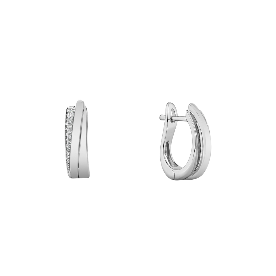 Náušnice s diamanty Dazzling Galaxy