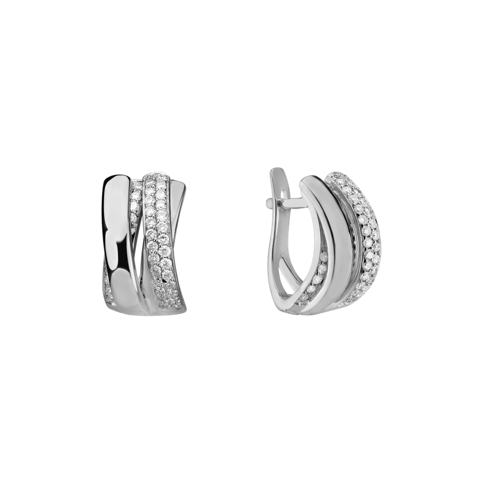 Náušnice s diamanty Kiana