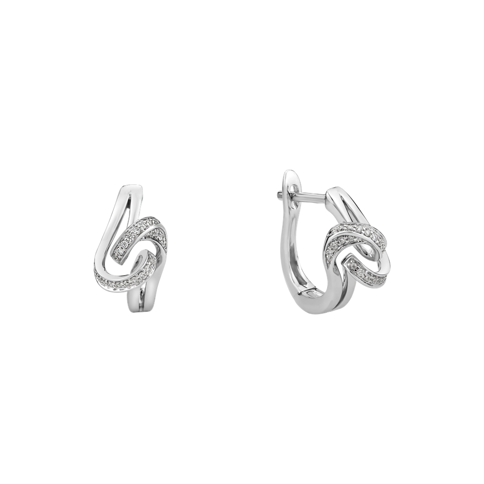 Náušnice s diamanty First Impression