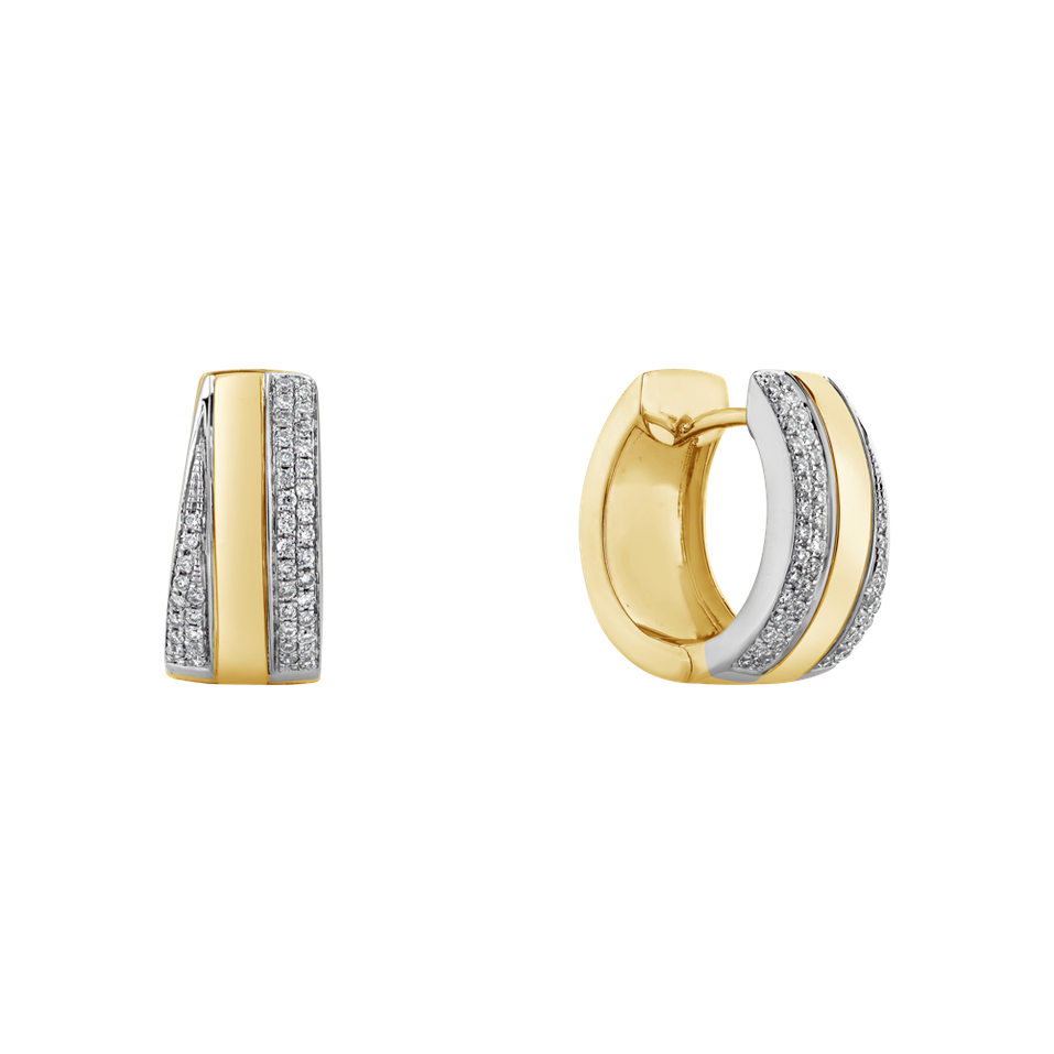 Náušnice s diamanty Sparkling Dew