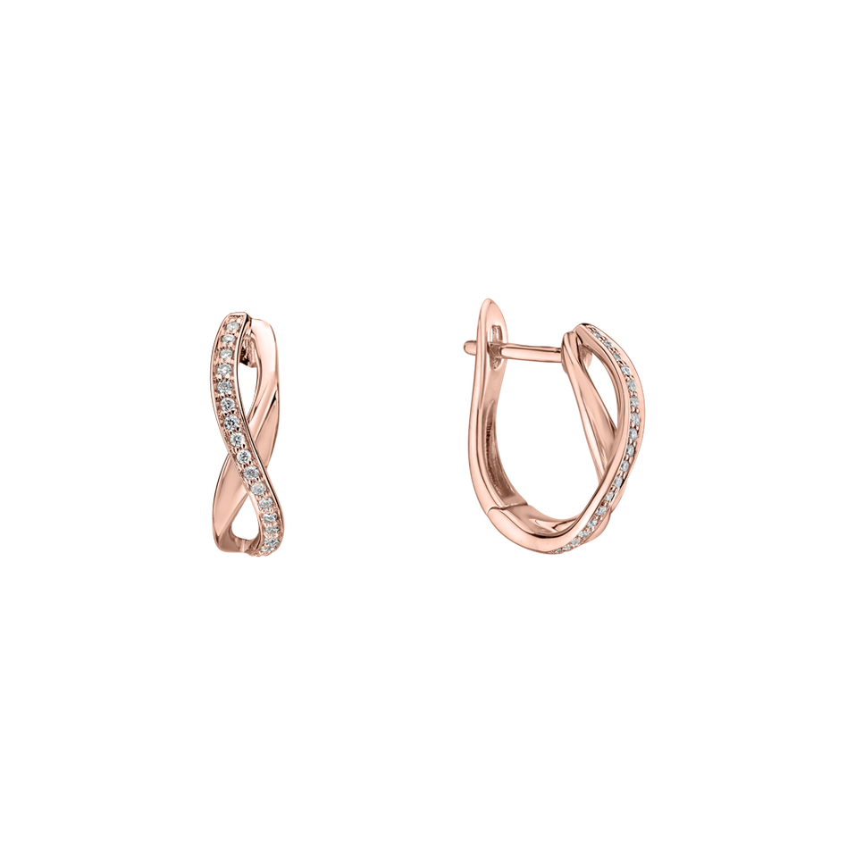 Náušnice s diamanty Infinite Glory