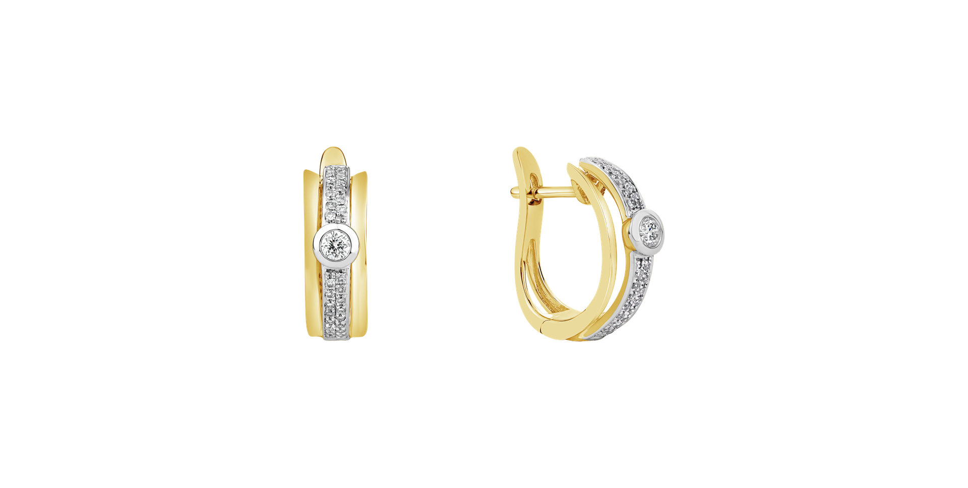 Náušnice s diamanty Fairytale Sparkle