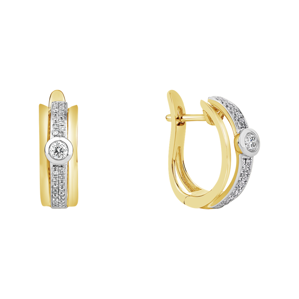 Náušnice s diamanty Fairytale Sparkle