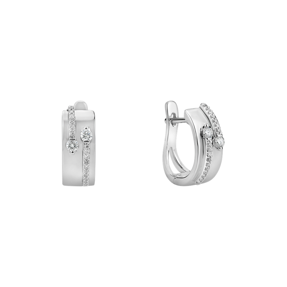 Náušnice s diamanty Charming Labyrinth