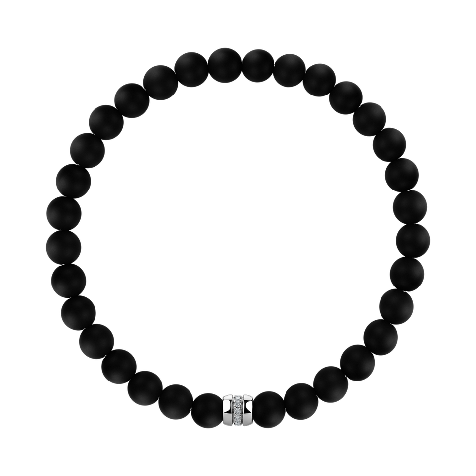 Náramek s diamanty a acháty Oracle