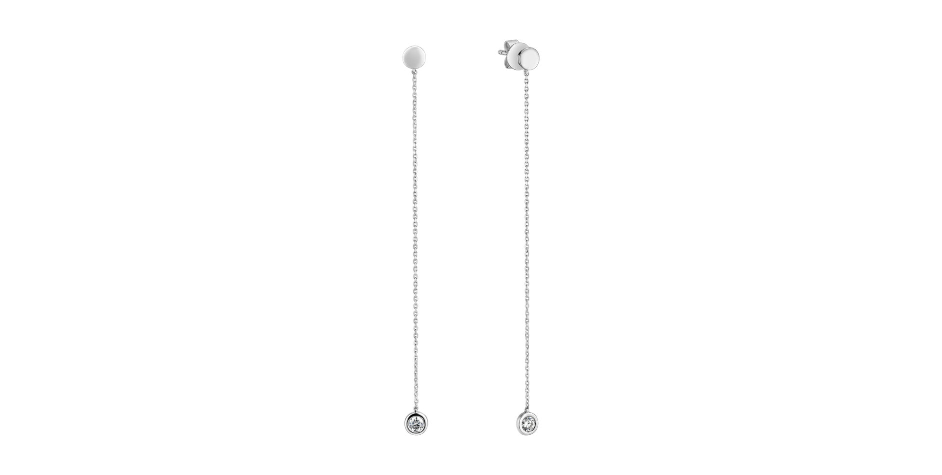 Náušnice s diamantem Primrose