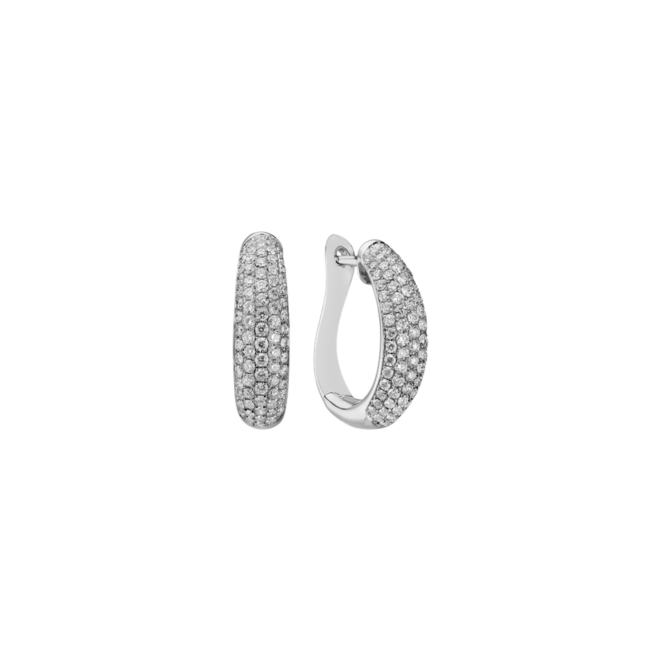 Náušnice s diamanty Inferno Rain