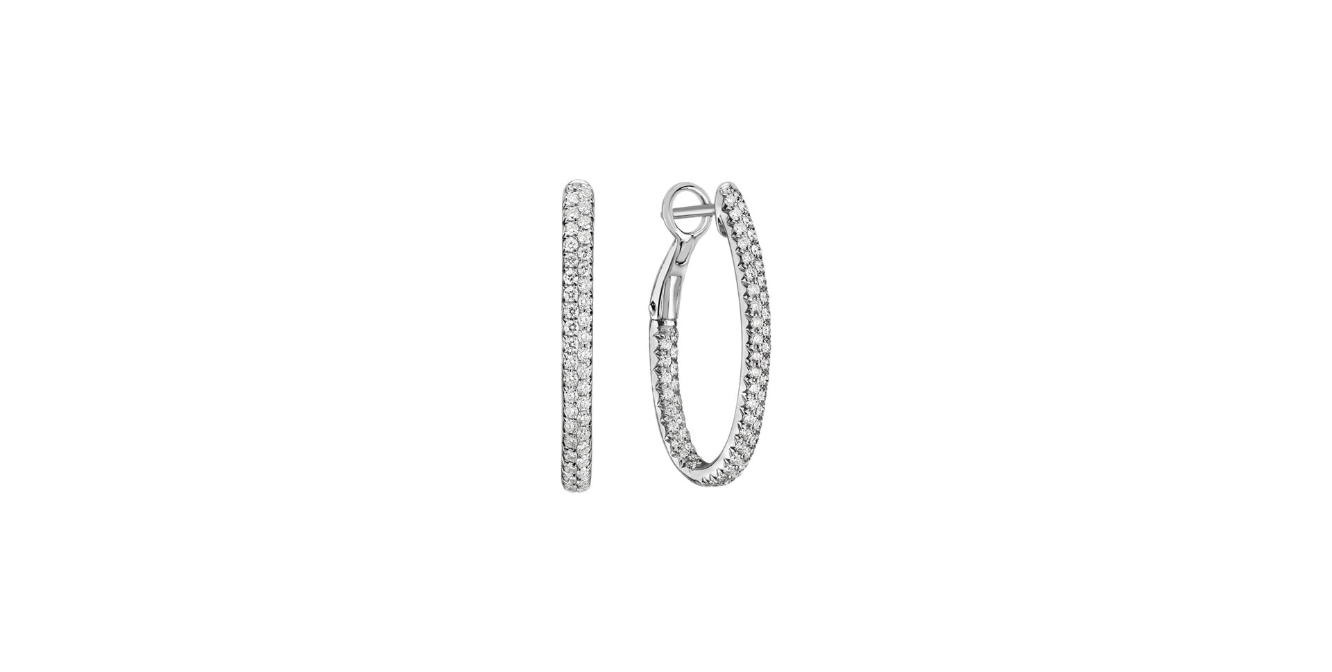 Náušnice s diamanty Inferno Courier