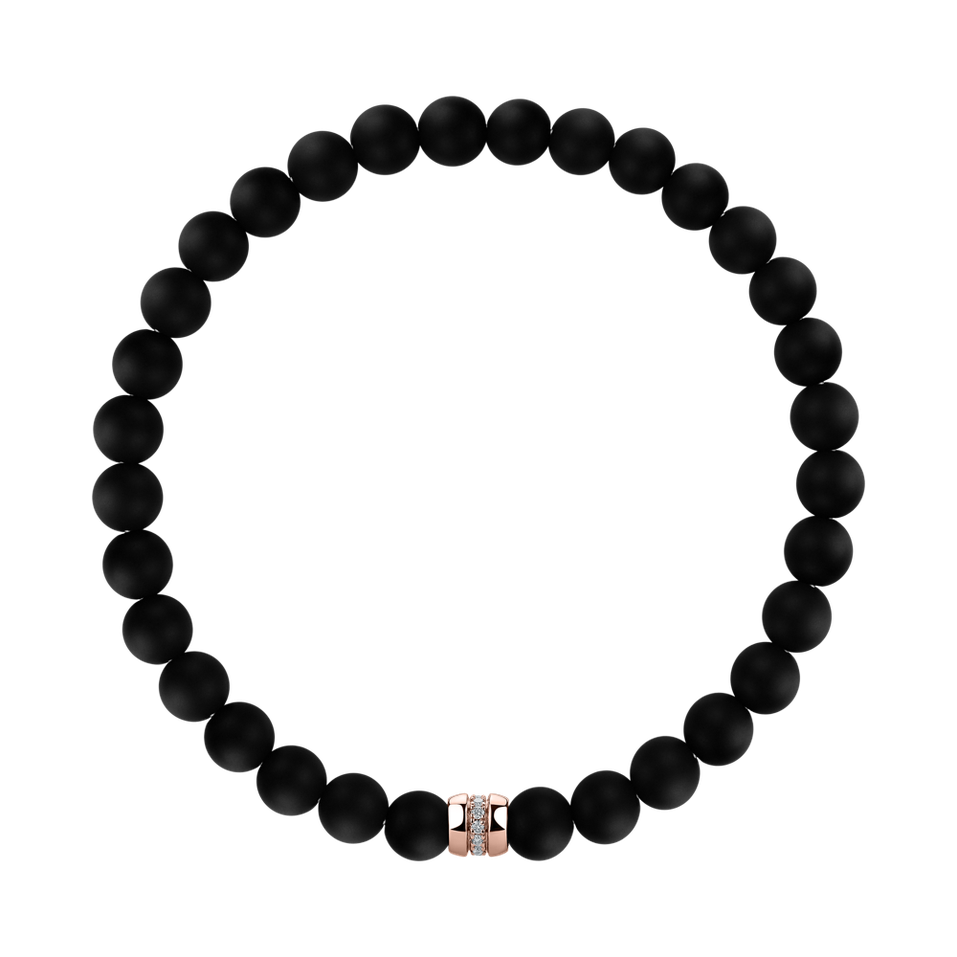 Náramek s diamanty a acháty Oracle