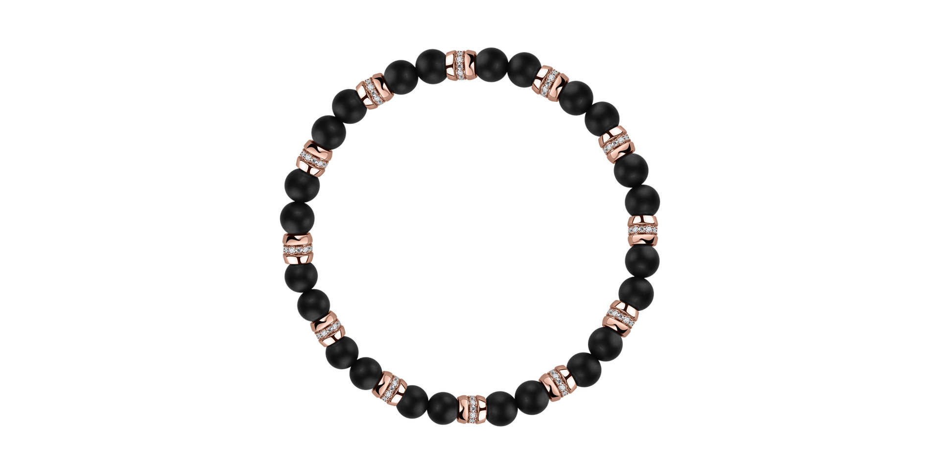 Náramek s diamanty a acháty Moonlight Jewel