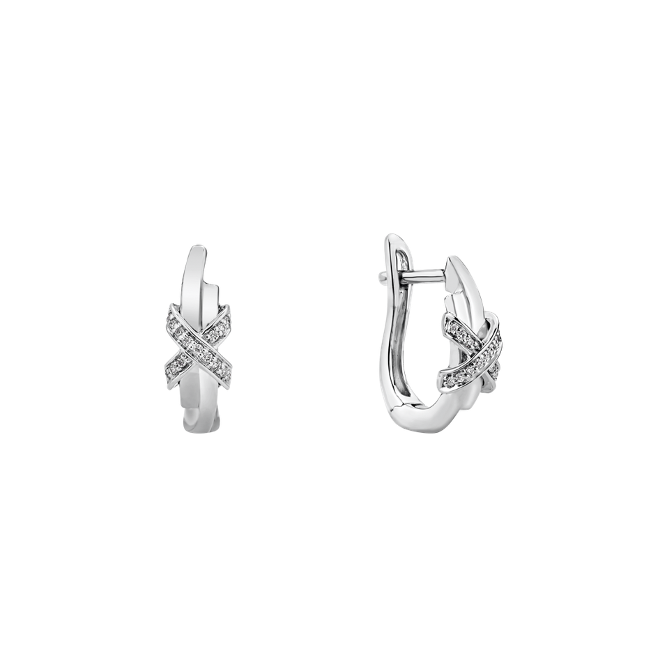 Náušnice s diamanty Sparkling Galaxy