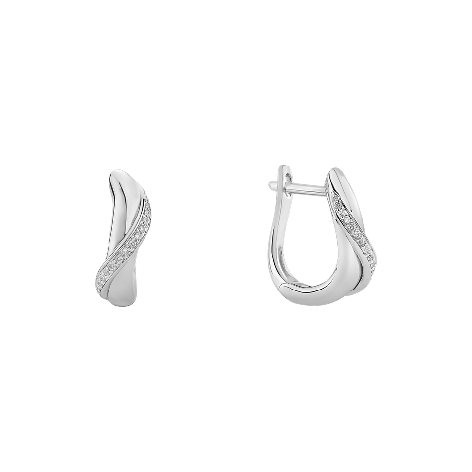 Náušnice s diamanty Infinite Delight