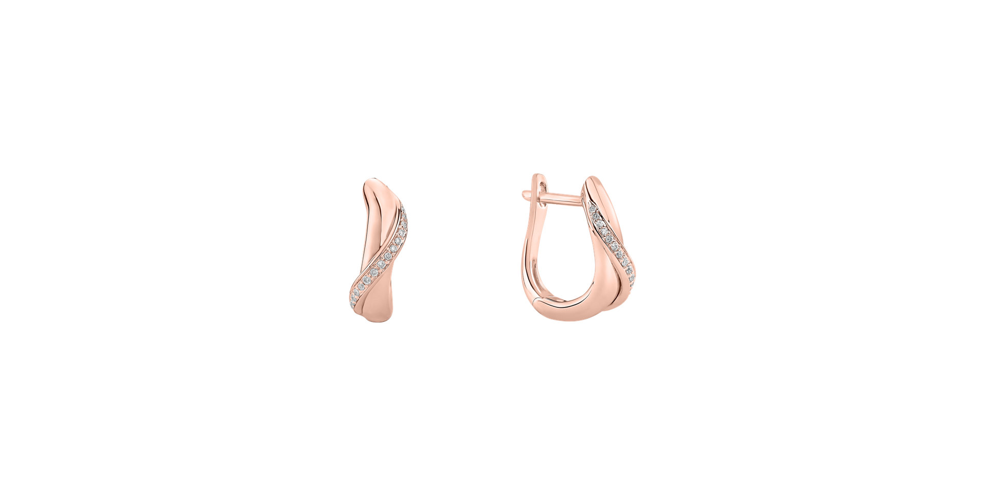 Náušnice s diamanty Infinite Delight