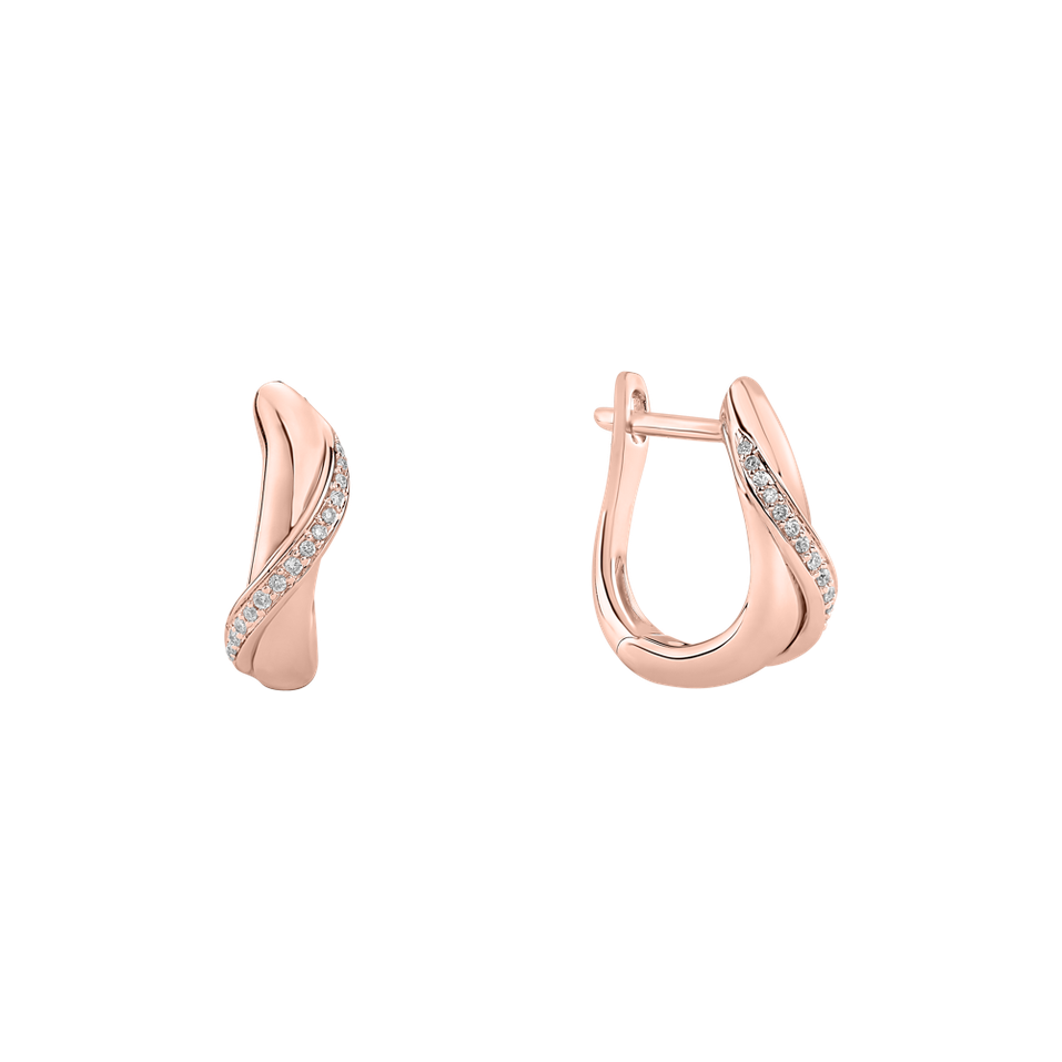 Náušnice s diamanty Infinite Delight