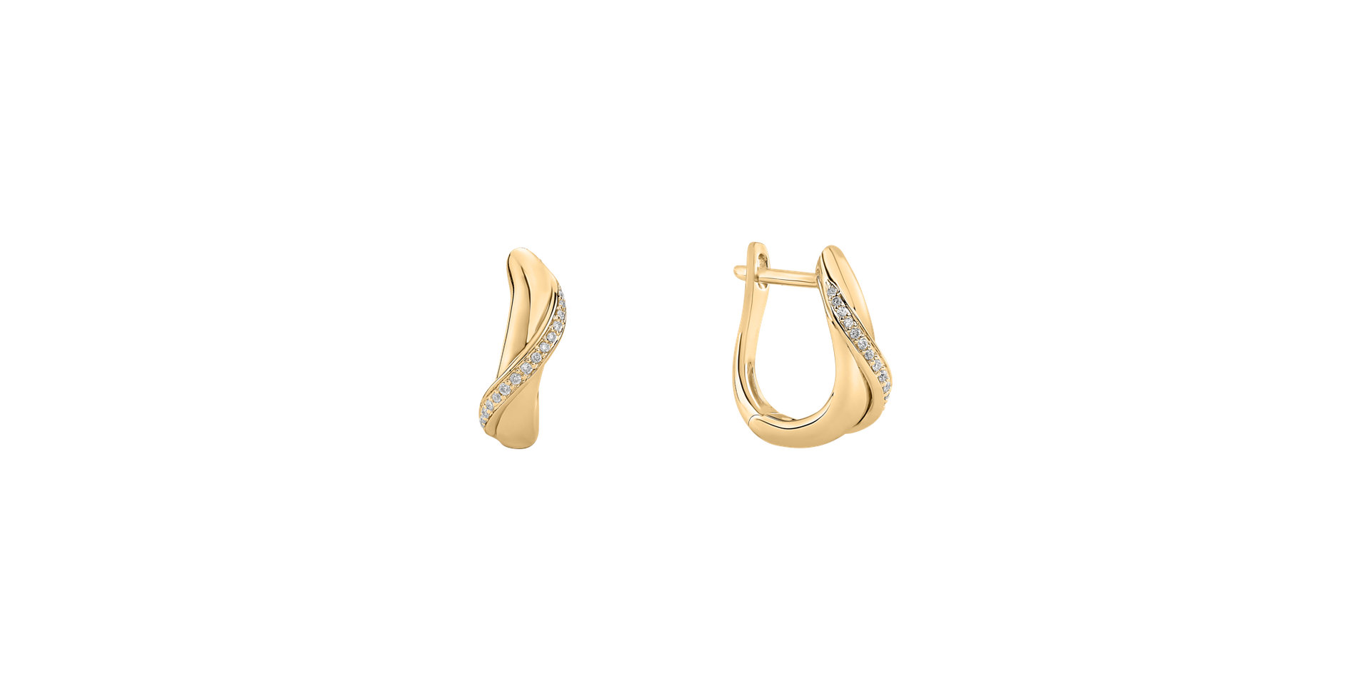 Náušnice s diamanty Infinite Delight