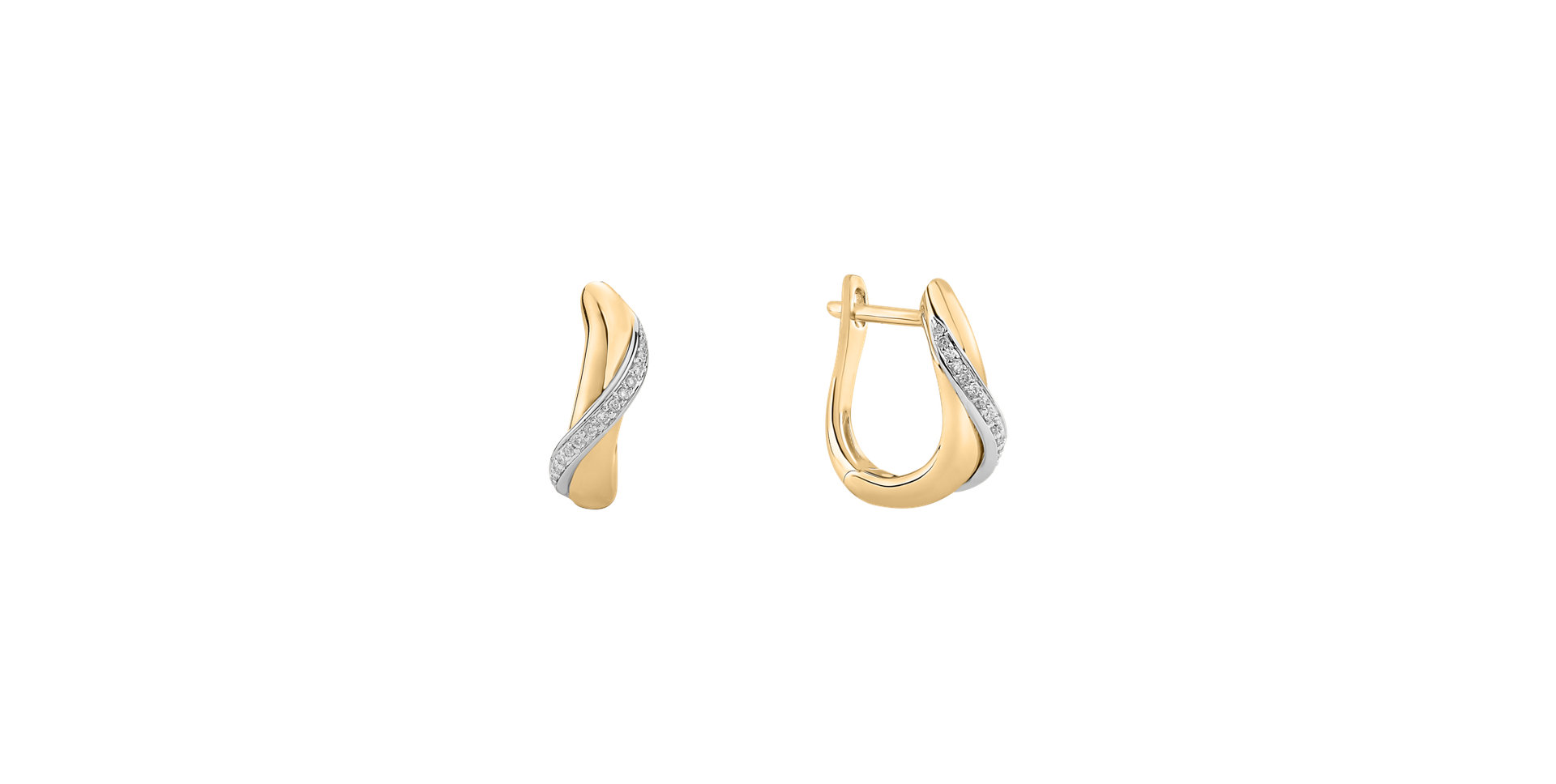 Náušnice s diamanty Infinite Delight