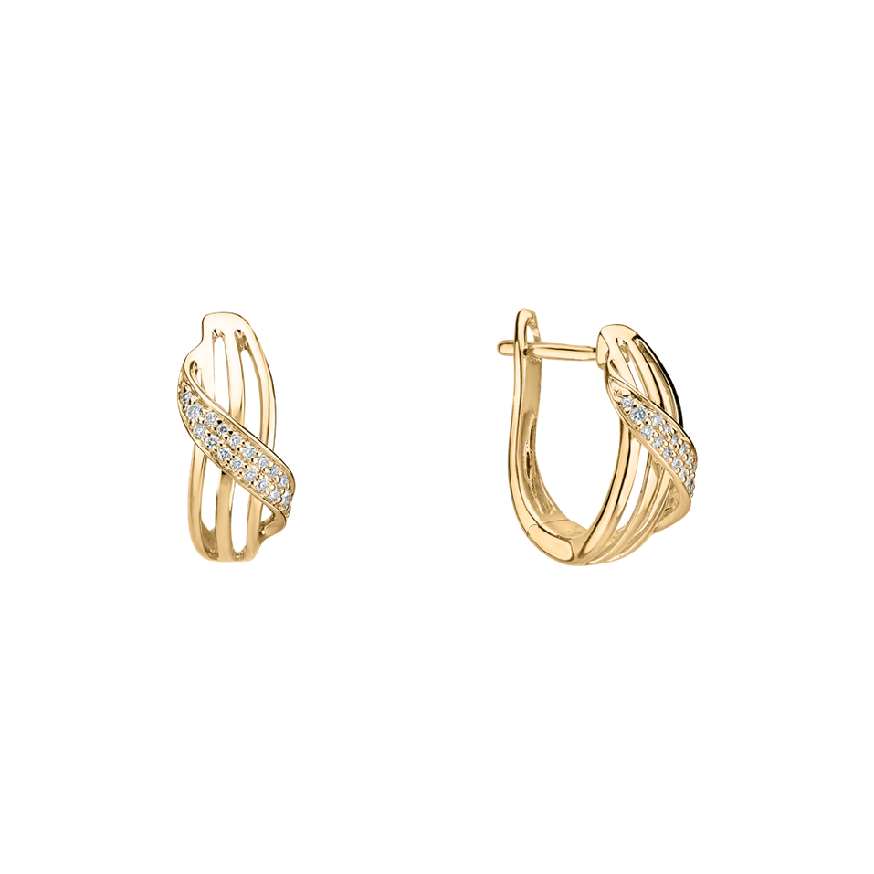 Náušnice s diamanty Star Essence