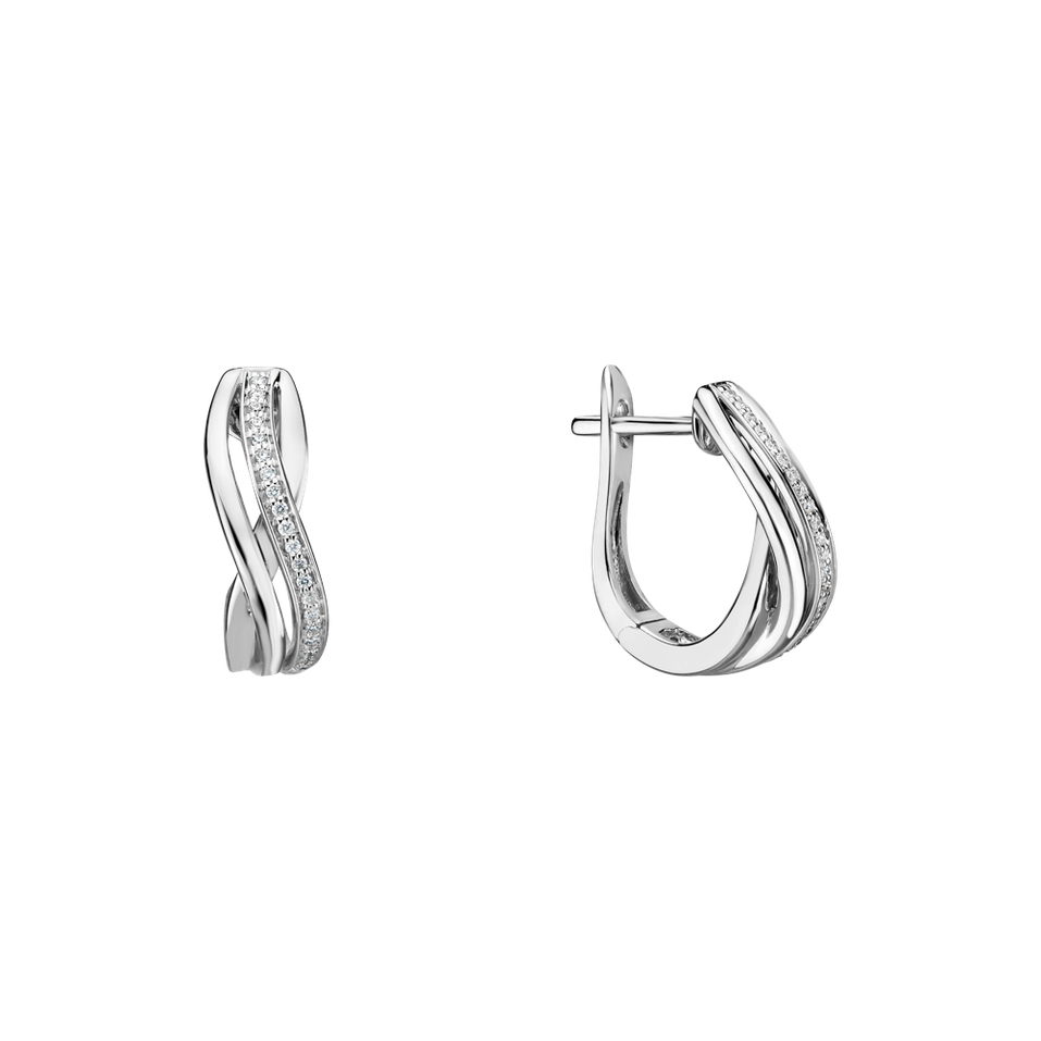 Náušnice s diamanty Glorious Secret