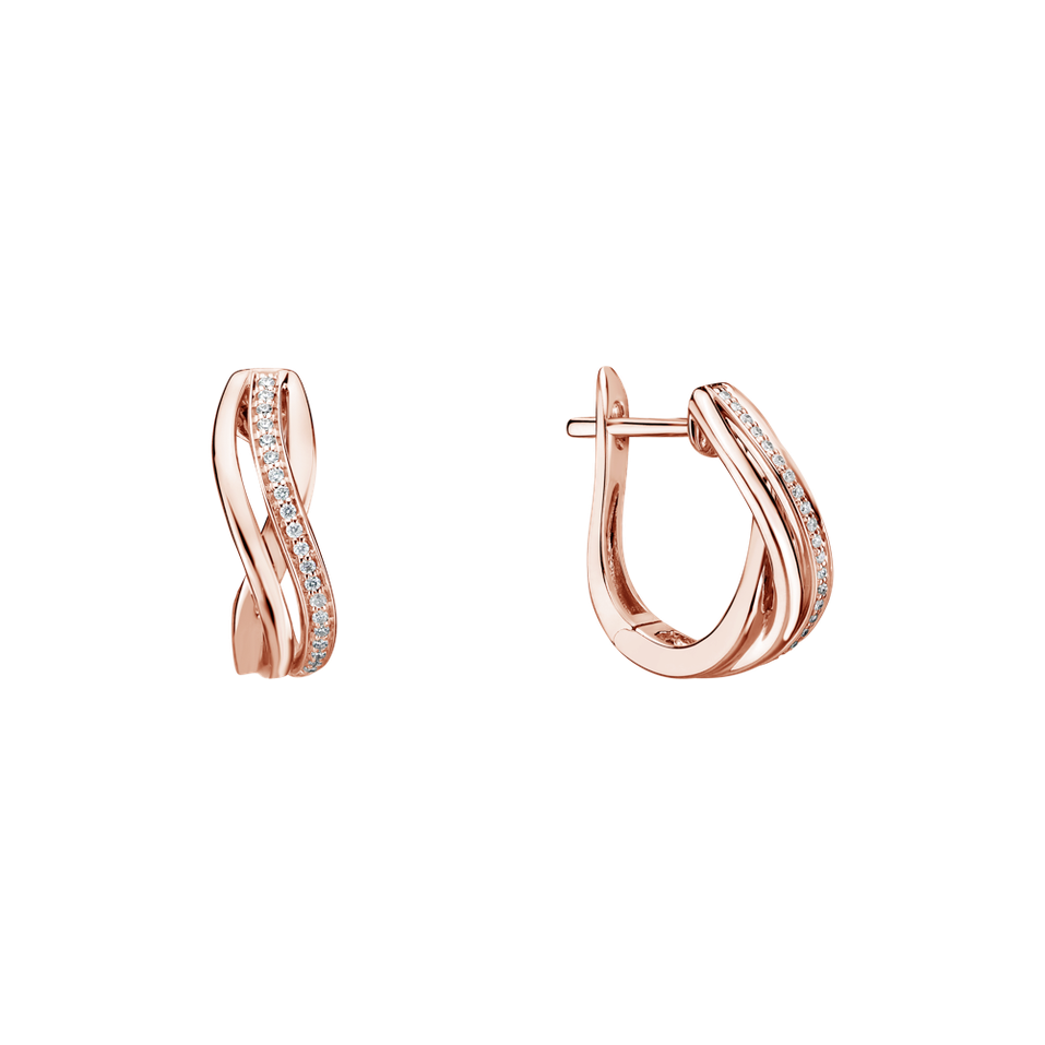 Náušnice s diamanty Glorious Secret