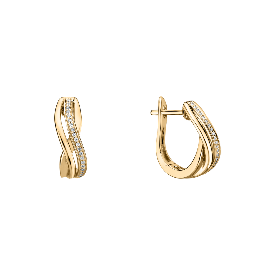 Náušnice s diamanty Glorious Secret