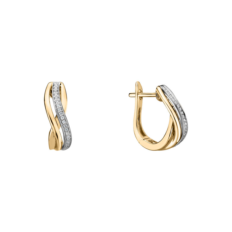 Náušnice s diamanty Glorious Secret