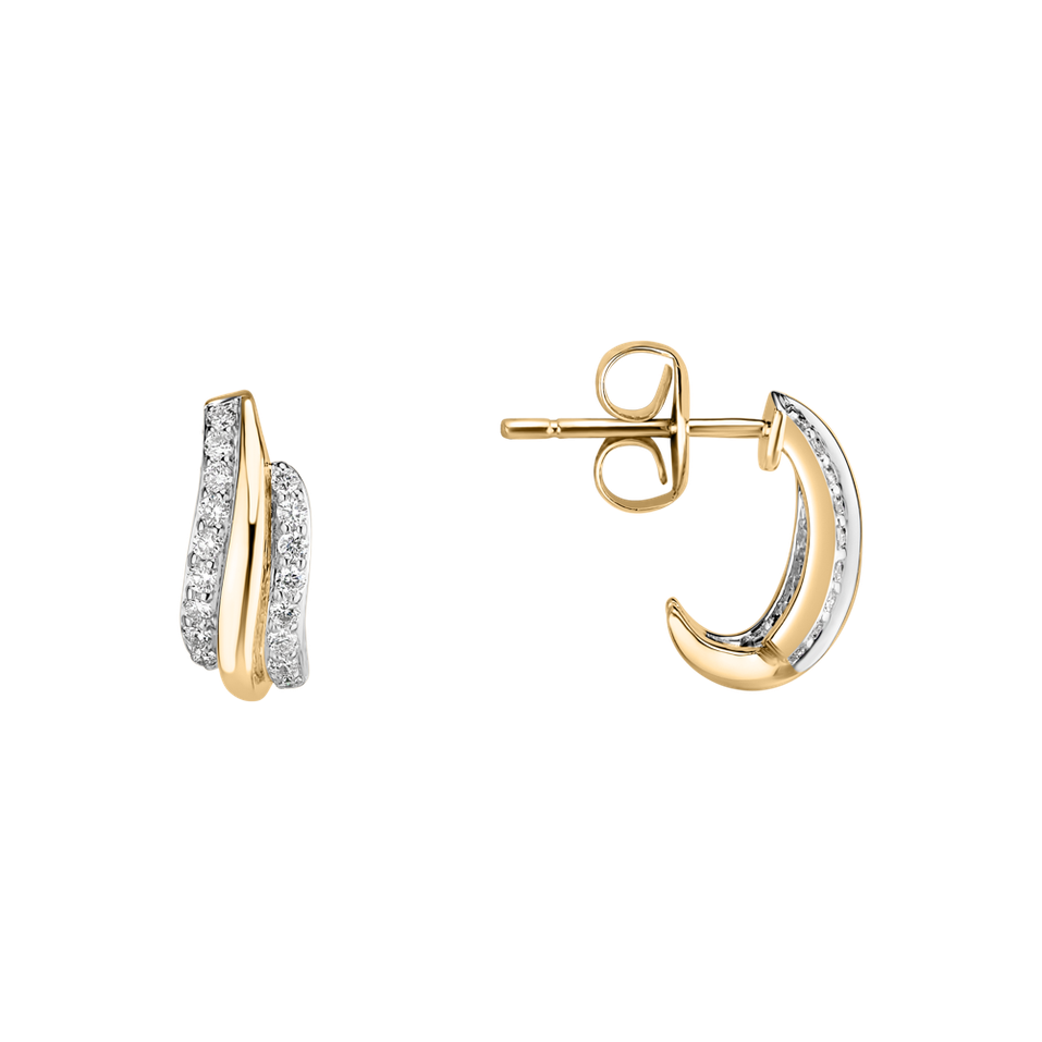 Náušnice s diamanty Sparkling Sea