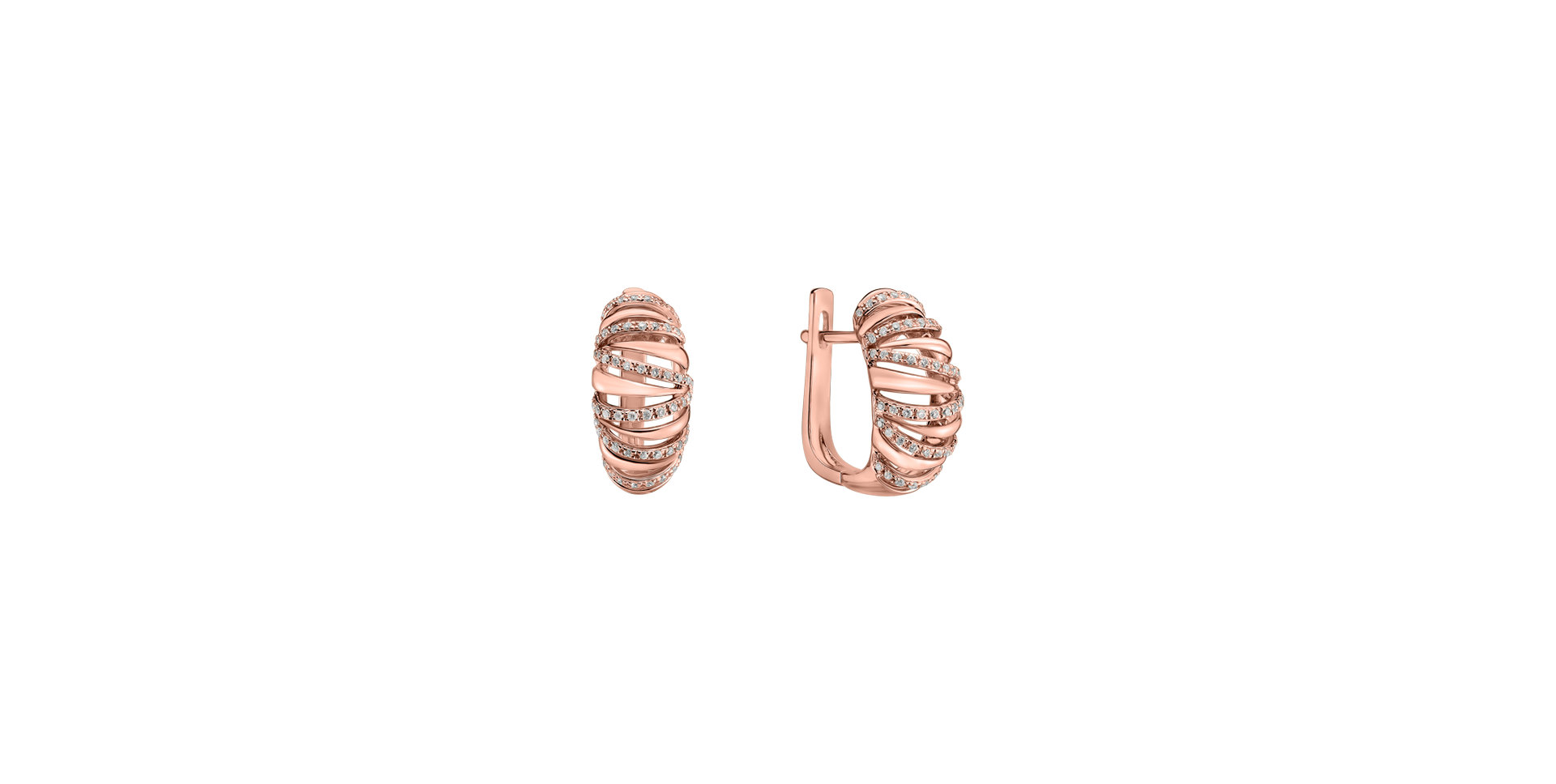 Náušnice s diamanty Opulent Gem