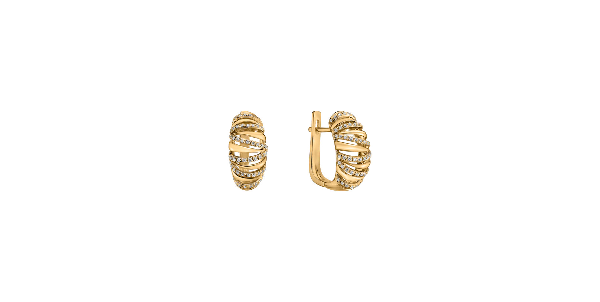 Náušnice s diamanty Opulent Gem