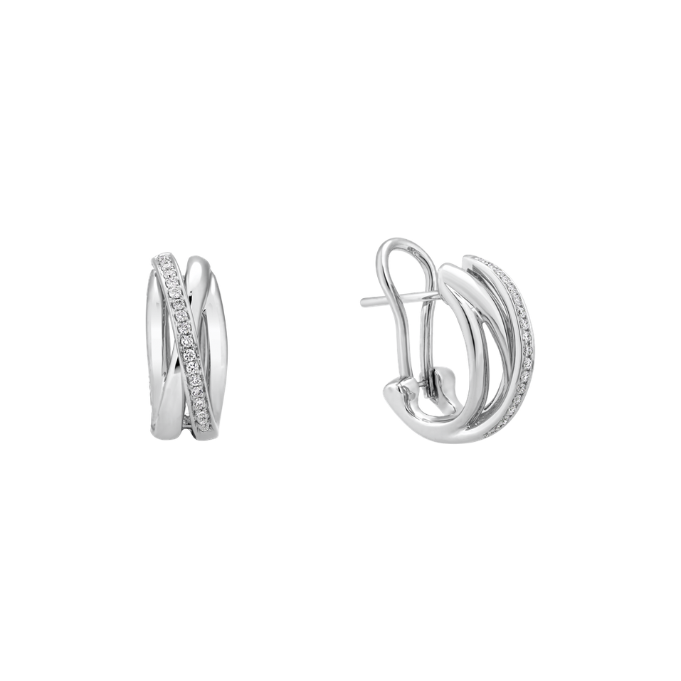 Náušnice s diamanty Galaxy Signature