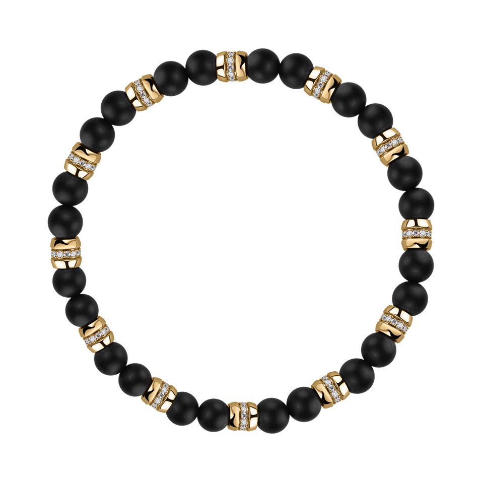 Náramek s diamanty a acháty Moonlight Jewel