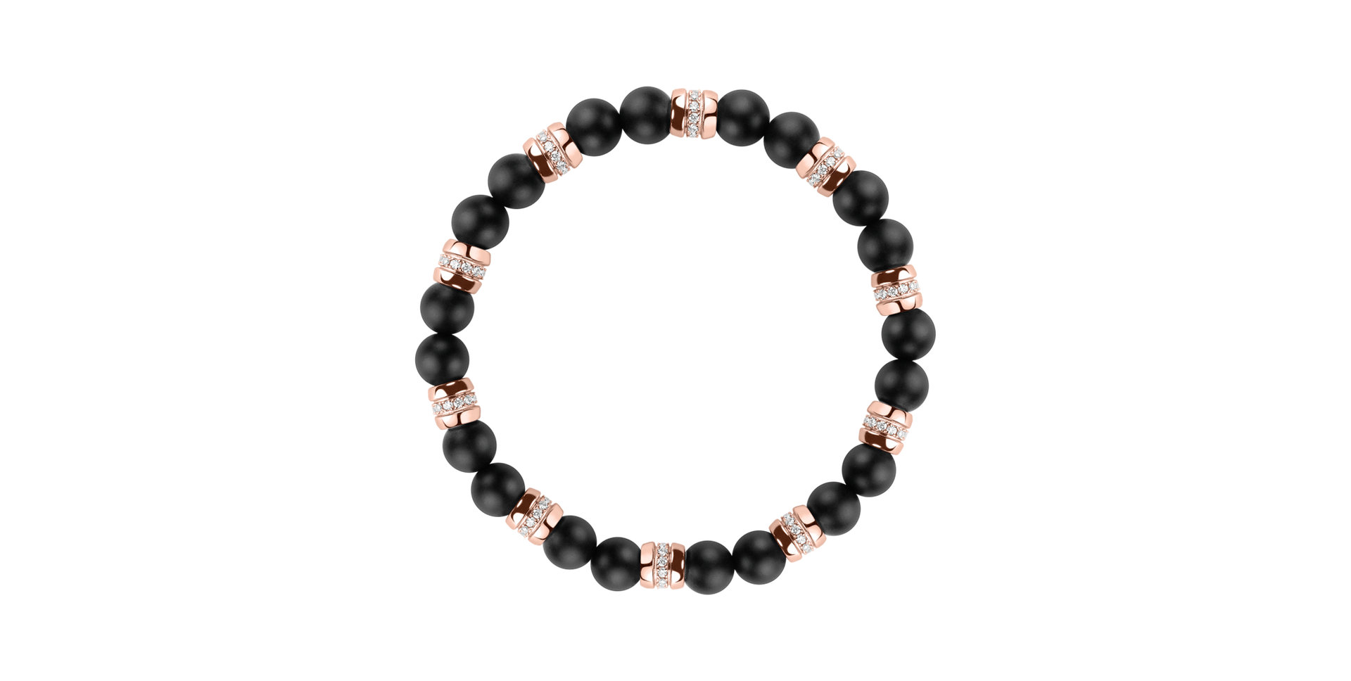 Náramek s diamanty a acháty Moonlight Jewel