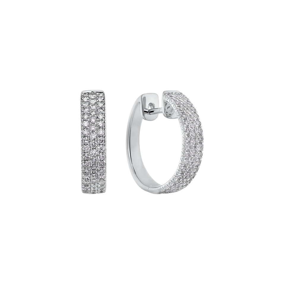 Náušnice s diamanty Seraph Waterfall