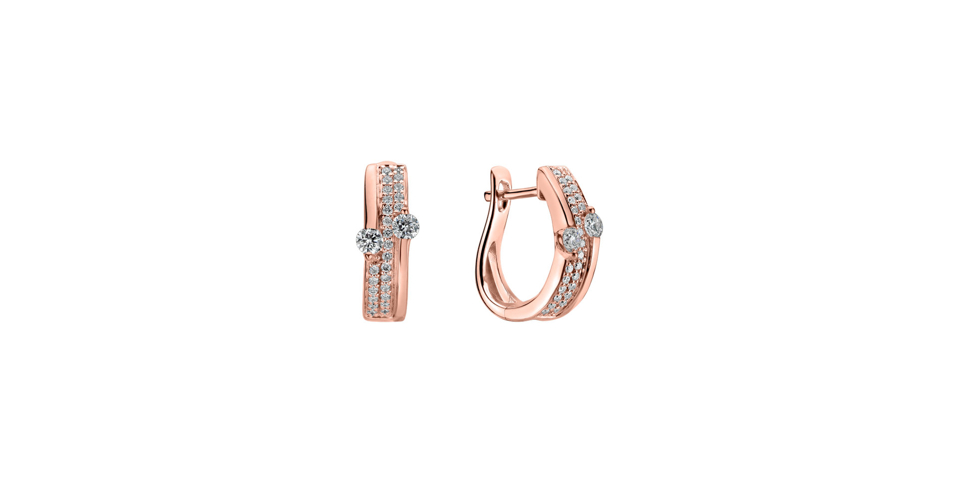 Náušnice s diamanty Ester