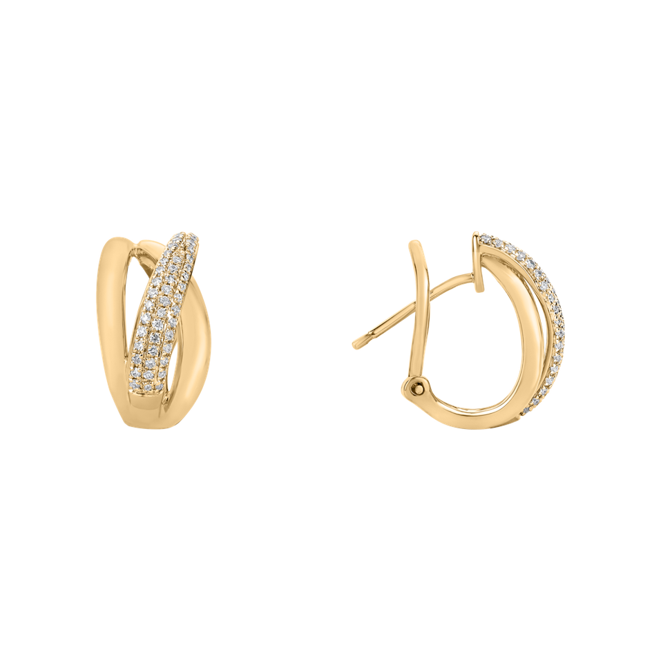 Náušnice s diamanty Sunshine Streamer