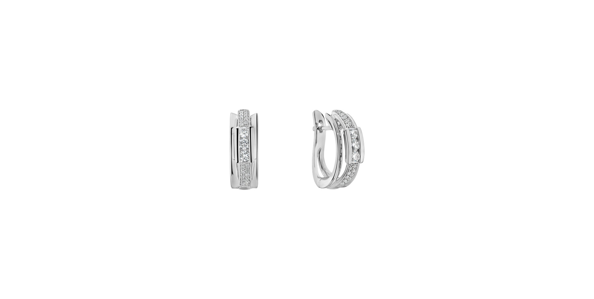 Náušnice s diamanty Amazing Mosaic