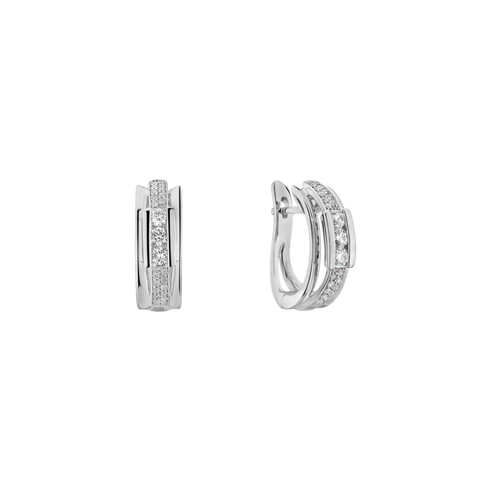 Náušnice s diamanty Amazing Mosaic