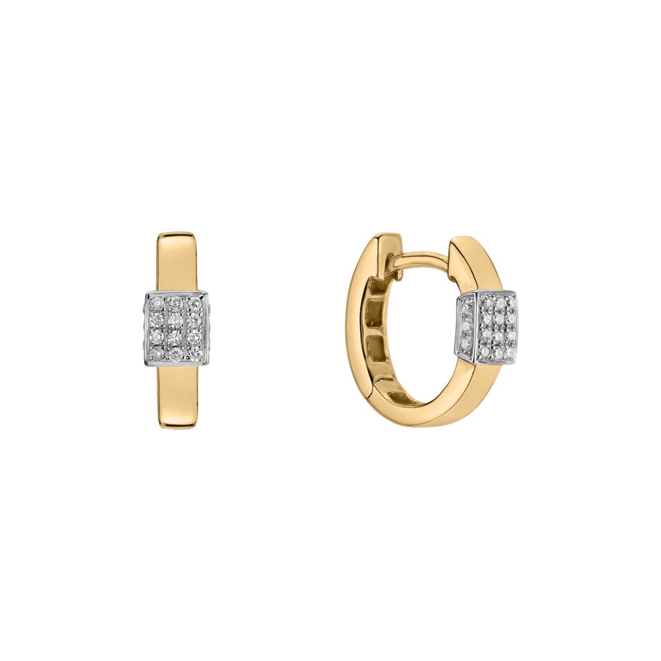 Náušnice s diamanty Alchemy Mosaic