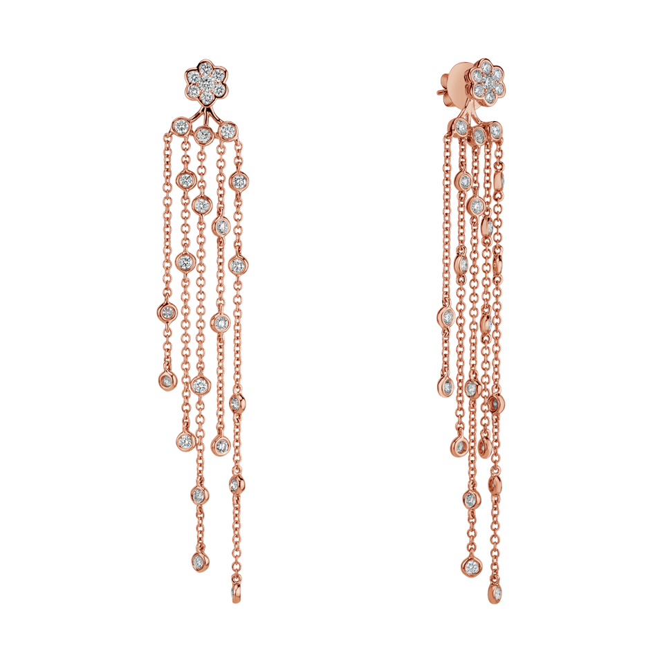 Náušnice s diamanty Kismet