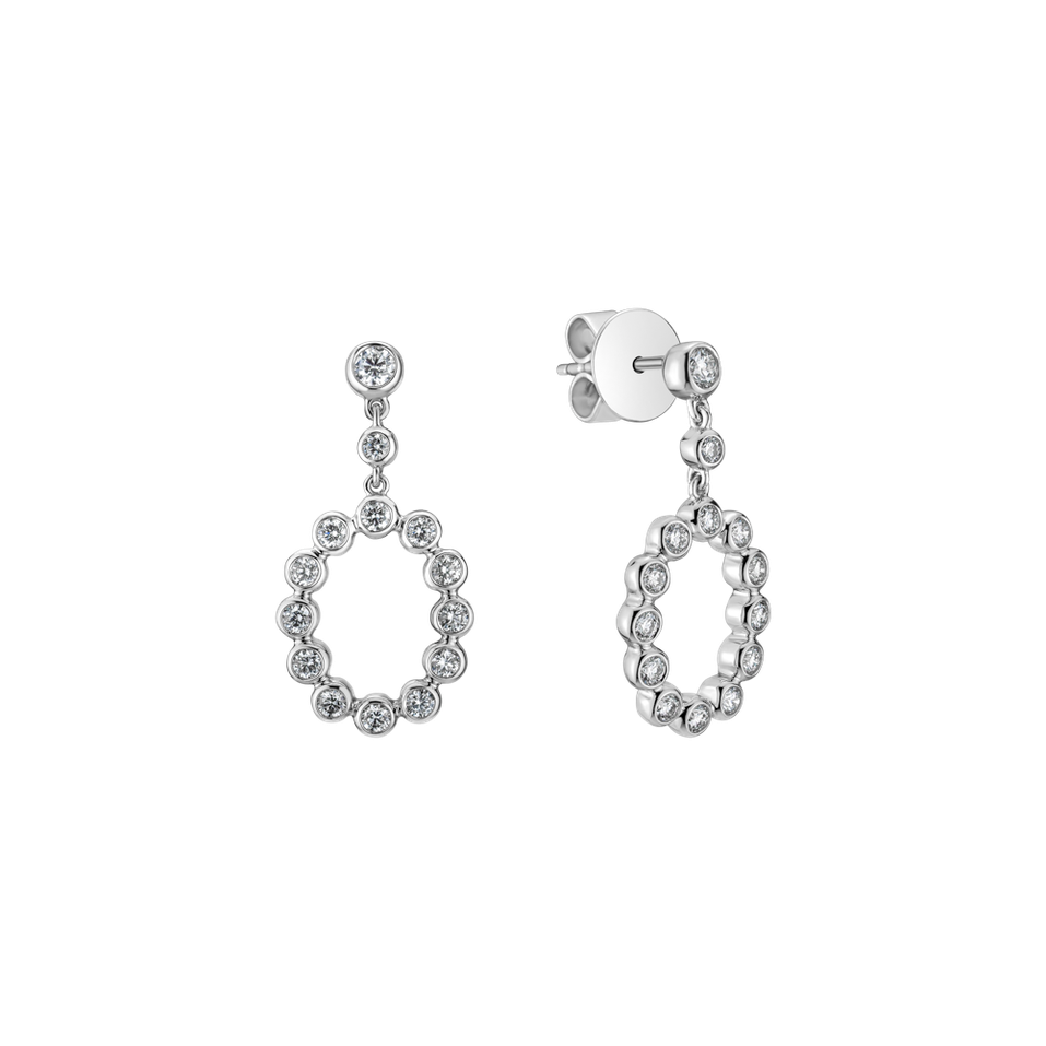 Náušnice s diamanty Morwag