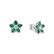 Náušnice s diamanty a smaragdy Anna Marie3